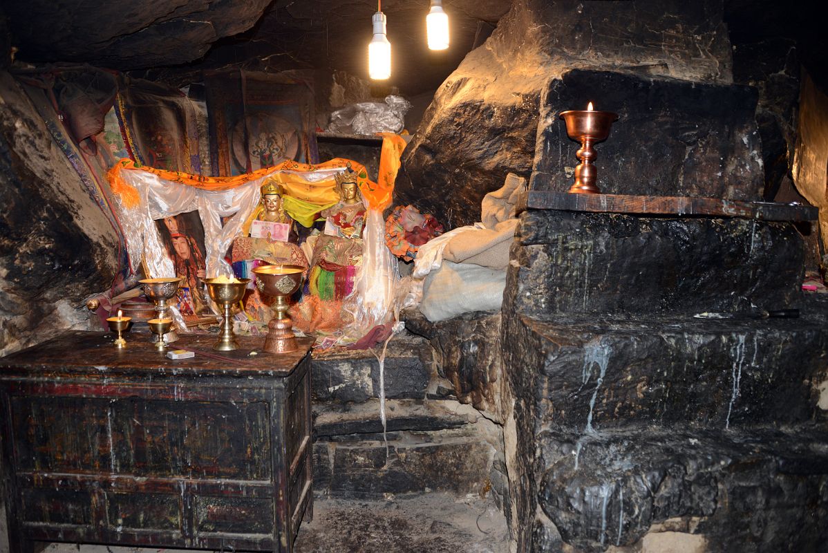 20 Statues Of Padmasambhava And Avalokiteshvara In The Cave At Rong Pu Monastery Between Rongbuk And Mount Everest North Face Base Camp In Tibet